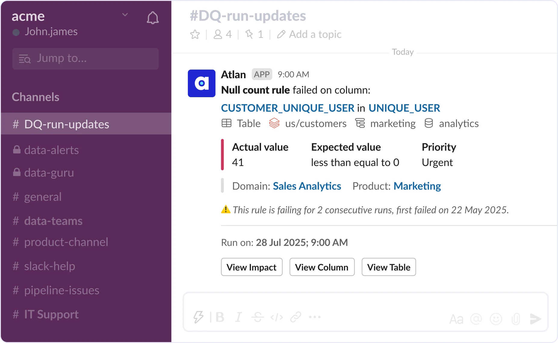 Slack & Teams